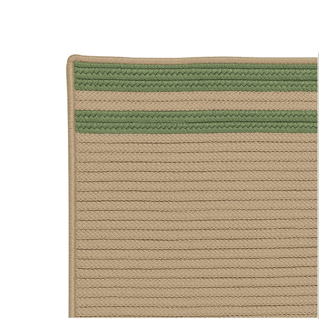 Colonial Mills Denali End Stripe De45 Moss Green Rugs - Colonial Mills - de45r024x036s