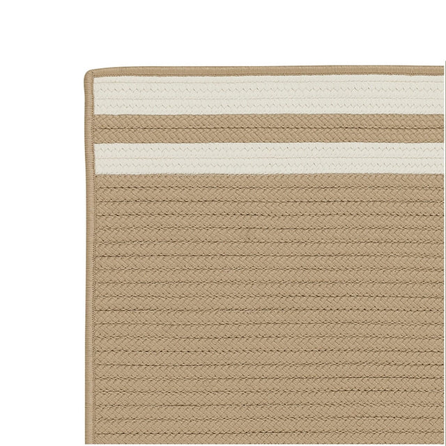 Colonial Mills Denali End Stripe De55 Ivory Rugs.