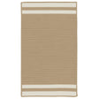 Colonial Mills Denali End Stripe De55 Ivory Rugs.