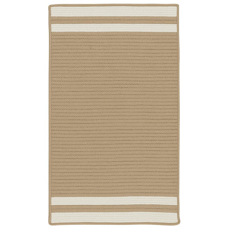 Colonial Mills Denali End Stripe De55 Ivory Rugs.