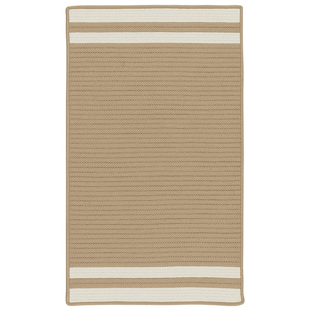 Colonial Mills Denali End Stripe De55 Ivory Rugs.