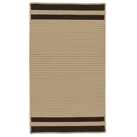 Colonial Mills Denali End Stripe De65 Mink Rugs.