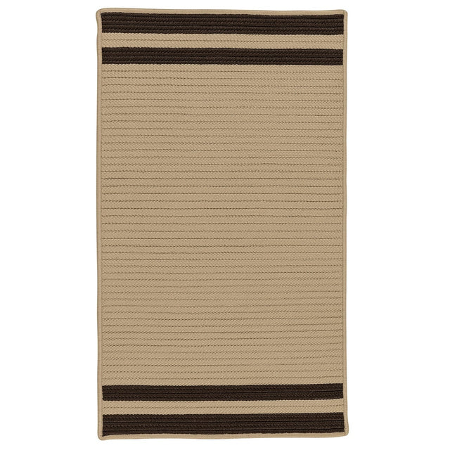 Colonial Mills Denali End Stripe De65 Mink Rugs.