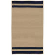 Colonial Mills Denali End Stripe De75 Navy Rugs.