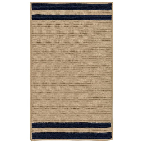 Colonial Mills Denali End Stripe De75 Navy Rugs.