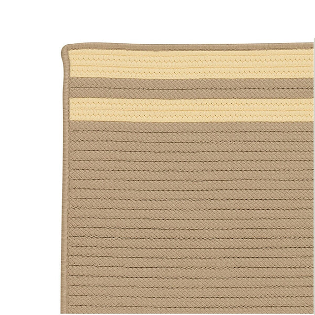 Colonial Mills Denali End Stripe De95 Yellow Rugs - Colonial Mills - de95r024x036s