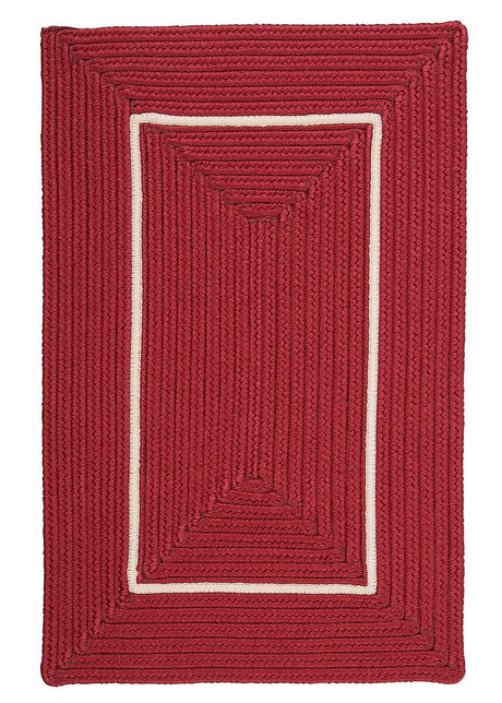 Colonial Mills Doodle Edge Fy72 Red Rugs.