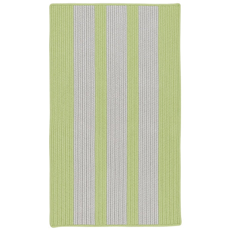 Colonial Mills Everglades Vertical Stripe Ev77 Horizon Green Rugs.