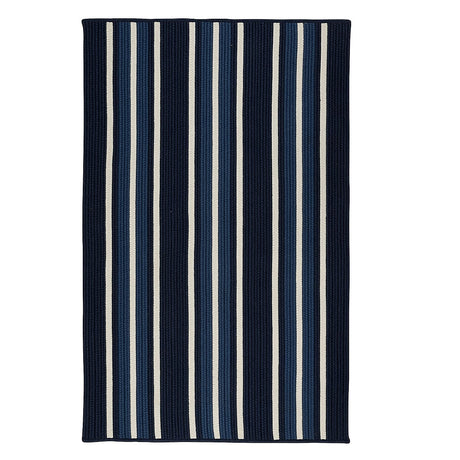 Colonial Mills Mesa Stripe Ms33 Navy Pier Rugs.