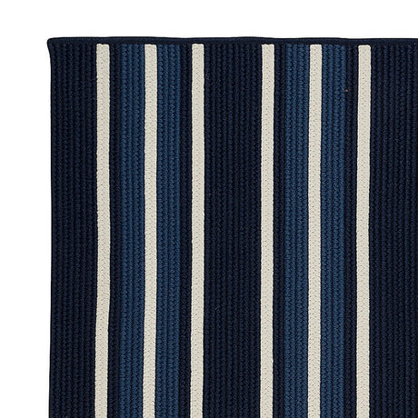 Colonial Mills Mesa Stripe Ms33 Navy Pier Rugs.