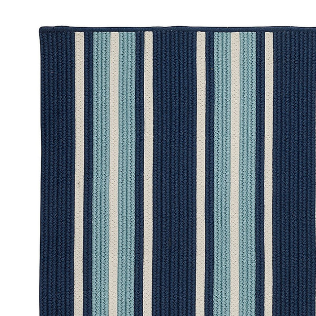 Colonial Mills Mesa Stripe Ms34 Shoreline Blue Rugs.