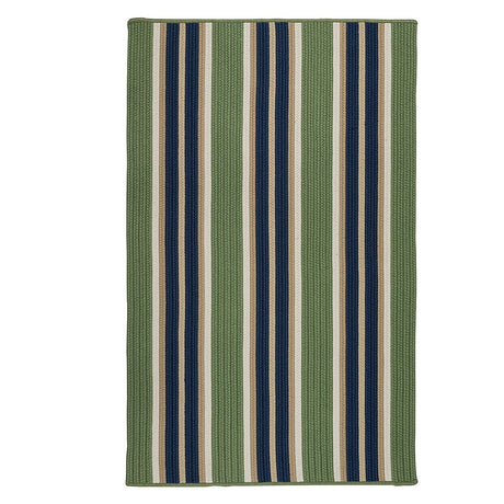 Colonial Mills Mesa Stripe Ms35 Harbor Green Rugs.