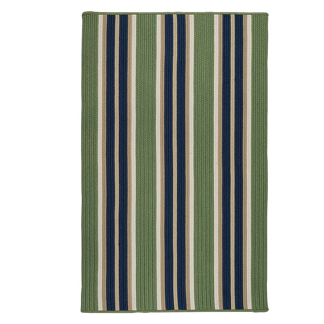 Colonial Mills Mesa Stripe Ms35 Harbor Green Rugs.