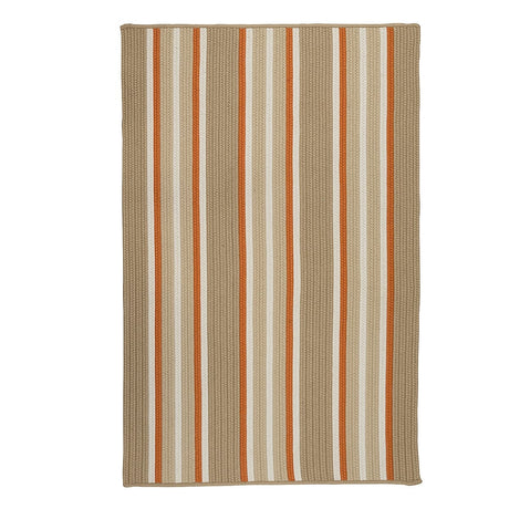 Colonial Mills Mesa Stripe Ms36 Rusted Sand Rugs.