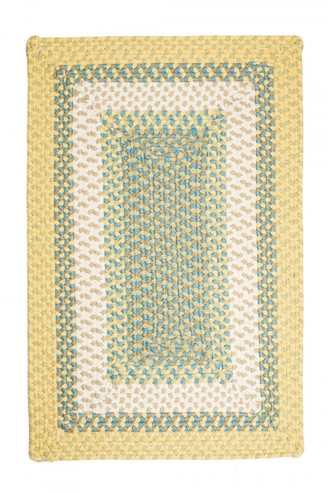 Colonial Mills Montego mg39 Sundance / Celery / Federal Blue Rugs.