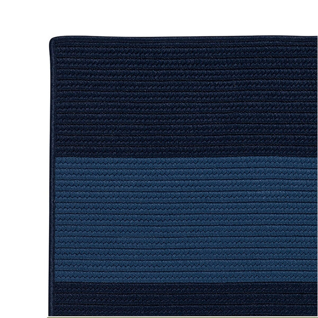 Colonial Mills Newport Textured Stripe Nw06 Blues Rugs - Colonial Mills - nw06r024x036s