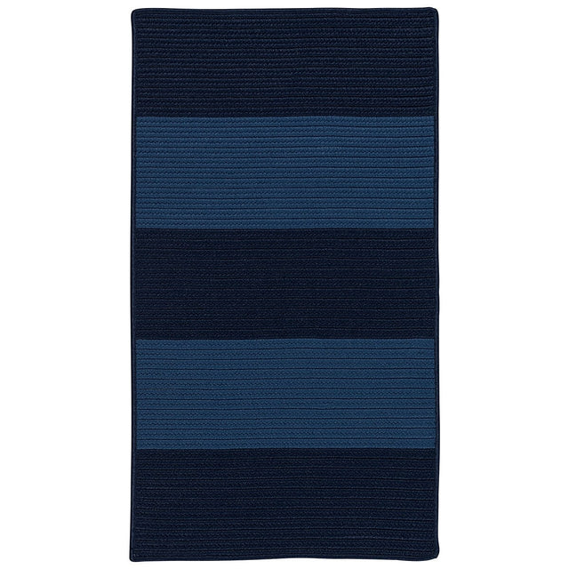 Colonial Mills Newport Textured Stripe Nw06 Blues Rugs - Colonial Mills - nw06r024x036s