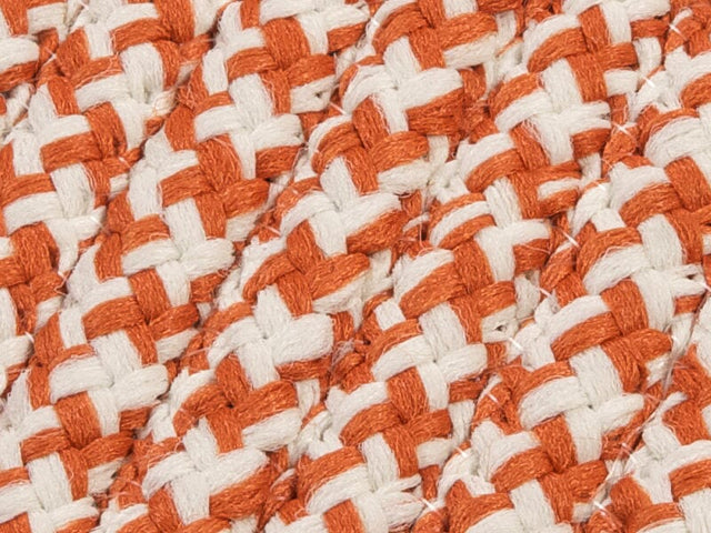 Colonial Mills Outdoor Houndstooth Tweed Ot19 Orange / Orange Rugs - Colonial Mills - ot19r024x036s