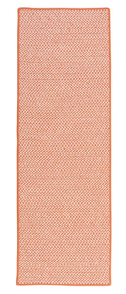 Colonial Mills Outdoor Houndstooth Tweed Ot19 Orange / Orange Rugs - Colonial Mills - ot19r024x036s