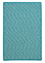 Colonial Mills Outdoor Houndstooth Tweed Ot57 Turquoise / Blue Rugs - Colonial Mills - ot57r024x036s