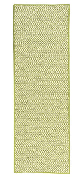 Colonial Mills Outdoor Houndstooth Tweed Ot69 Lime / Green Rugs - Colonial Mills - ot69r024x036s