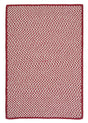 Colonial Mills Outdoor Houndstooth Tweed Ot79 Sangria / Red Rugs - Colonial Mills - ot79r024x036s