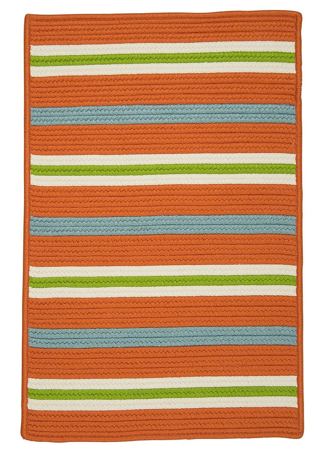 Colonial Mills Painter Stripe Ps21 Tangerine Rugs - Colonial Mills - ps21r024x036s