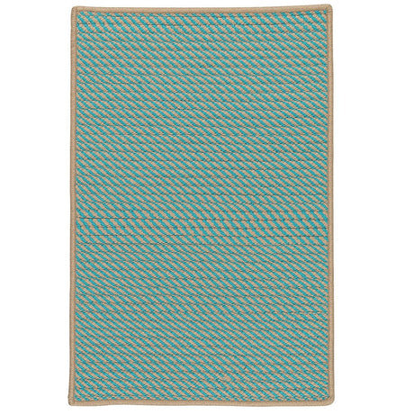 Colonial Mills Point Prim Im03 Teal Rugs - Colonial Mills - im03r024x036s