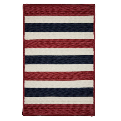 Colonial Mills Portico Po29 Patriotic Stripe Rugs - Colonial Mills - po29r024x036s