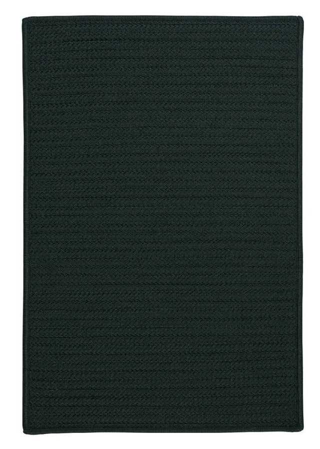 Colonial Mills Simply Home Solid H109 Dark Green / Green Rugs.