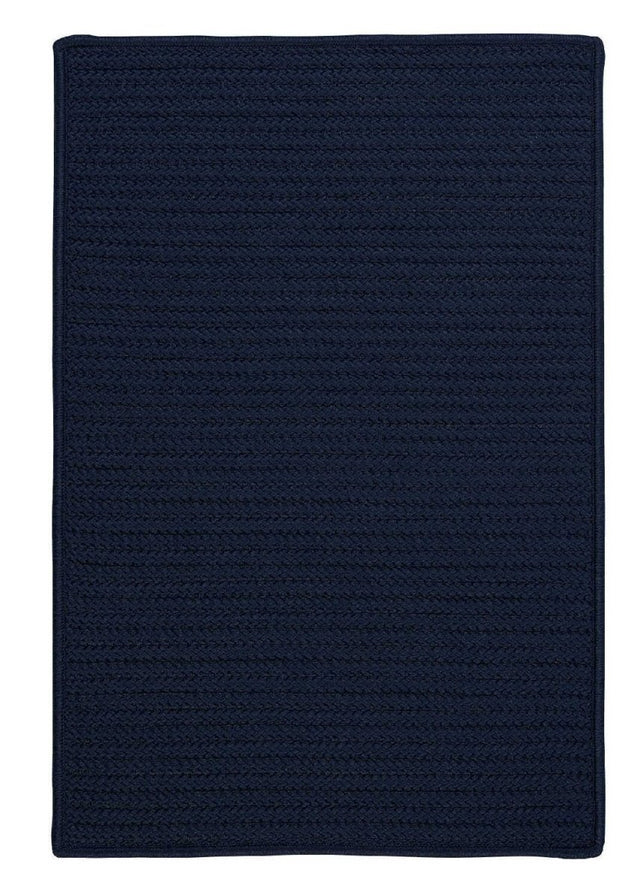 Colonial Mills Simply Home Solid H561 Navy / Blue Rugs.