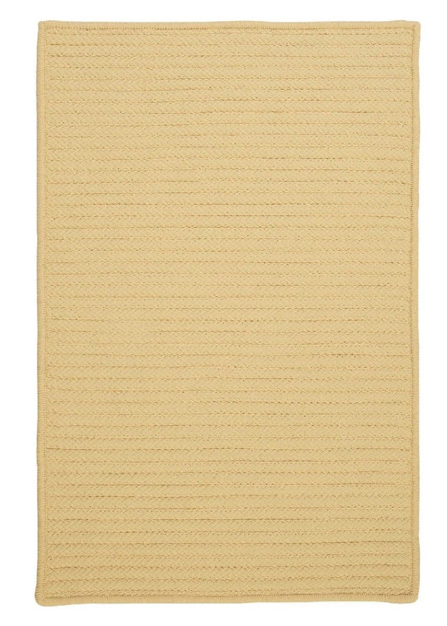 Colonial Mills Simply Home Solid H833 Pale Banana / Yellow Rugs.