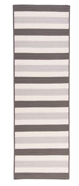 Colonial Mills Stripe It Tr09 Silver / Gray Rugs.