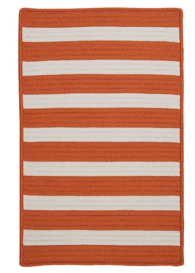 Colonial Mills Stripe It Tr19 Tangerine / Orange Rugs - Colonial Mills - tr19r024x036s