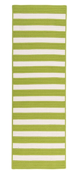 Colonial Mills Stripe It Tr29 Bright Lime / Green Rugs.