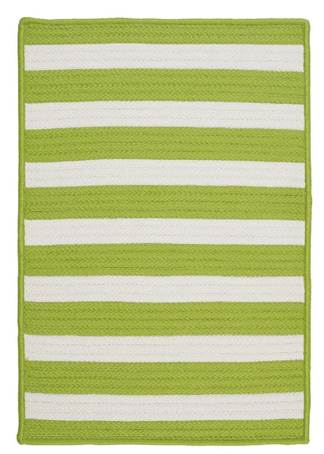 Colonial Mills Stripe It Tr29 Bright Lime / Green Rugs.