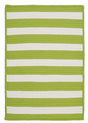 Colonial Mills Stripe It Tr29 Bright Lime / Green Rugs.