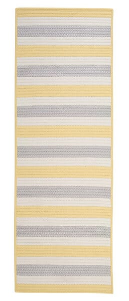 Colonial Mills Stripe It Tr39 Yellow Shimmer / Yellow / Gray Rugs - Colonial Mills - tr39r024x036s