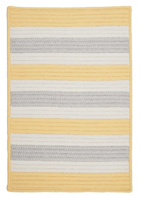 Colonial Mills Stripe It Tr39 Yellow Shimmer / Yellow / Gray Rugs - Colonial Mills - tr39r024x036s