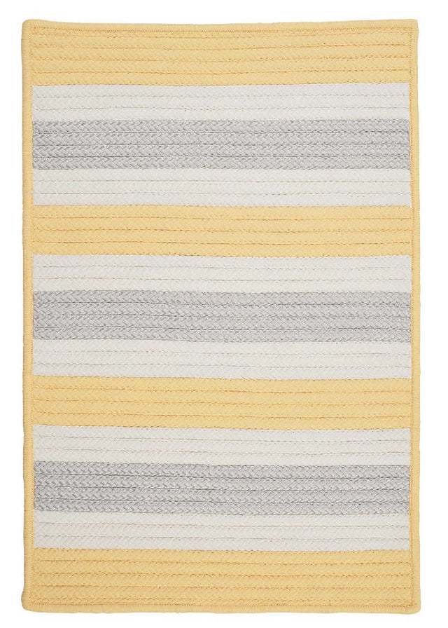 Colonial Mills Stripe It Tr39 Yellow Shimmer / Yellow / Gray Rugs - Colonial Mills - tr39r024x036s