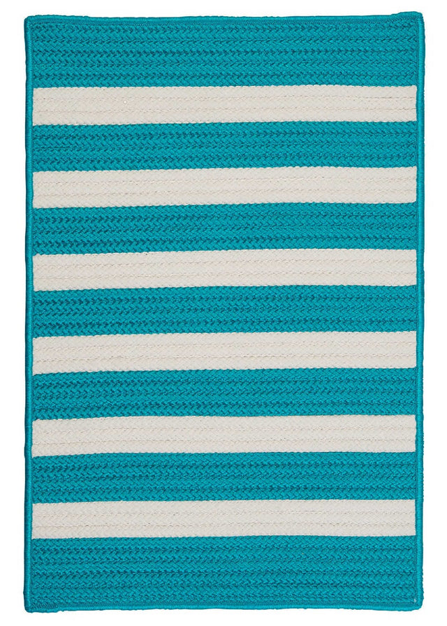 Colonial Mills Stripe It Tr49 Turquoise / Blue Rugs - Colonial Mills - tr49r024x036s