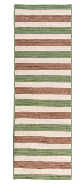 Colonial Mills Stripe It Tr69 Moss - Stone / Green / Neutral Rugs - Colonial Mills - tr69r024x036s