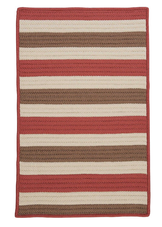 Colonial Mills Stripe It Tr99 Terracotta / Red / Neutral Rugs - Colonial Mills - tr99r024x036s