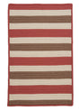 Colonial Mills Stripe It Tr99 Terracotta / Red / Neutral Rugs - Colonial Mills - tr99r024x036s