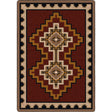 American Dakota Council Fire Red Rug