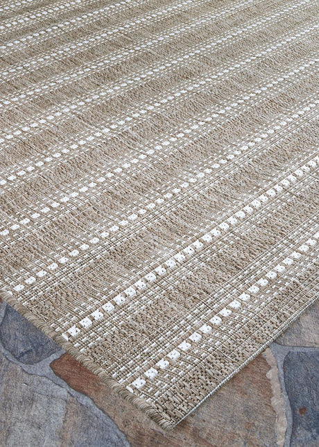 Couristan Afuera Beachcomber 5262/6009 Mink/Shell Rugs - Couristan - 52626009020037t