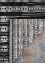 Couristan Afuera Beachcomber 5262/9008 Onyx/Shell Rugs - Couristan - 52629008020037t