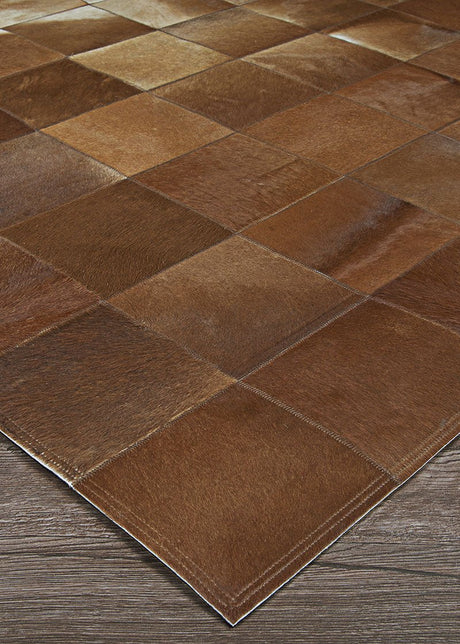 Couristan Chalet Tile 0348/1579 Brown Rugs - Couristan - 03481579034054t