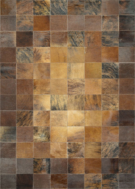 Couristan Chalet Tile 0348/1579 Brown Rugs - Couristan - 03481579034054t