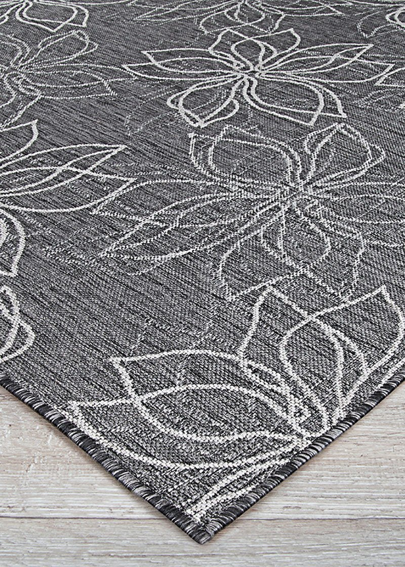 Couristan Charm Botanical 2554/2009 Ash Rugs - Couristan - 25542009066066n